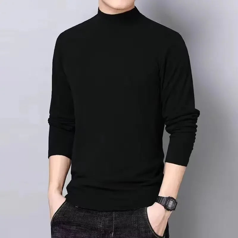 Casual Turtleneck Long Sleeve