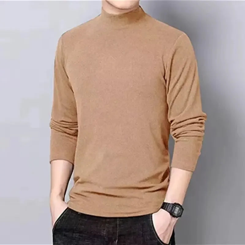 Casual Turtleneck Long Sleeve