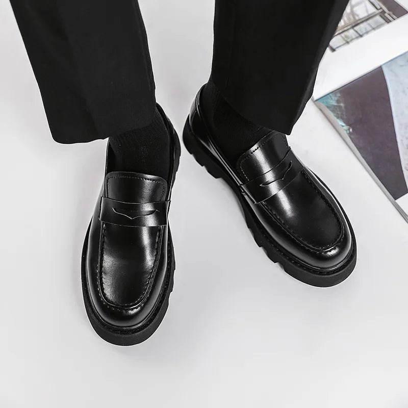 Business Casual Leather Loafers